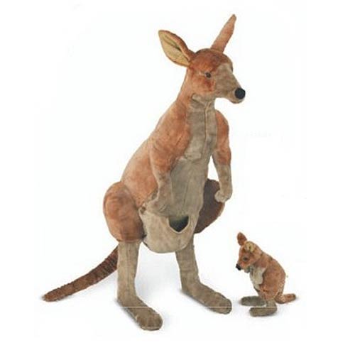 Kangaroo and Joey 40-Inch Plush 2-Pack